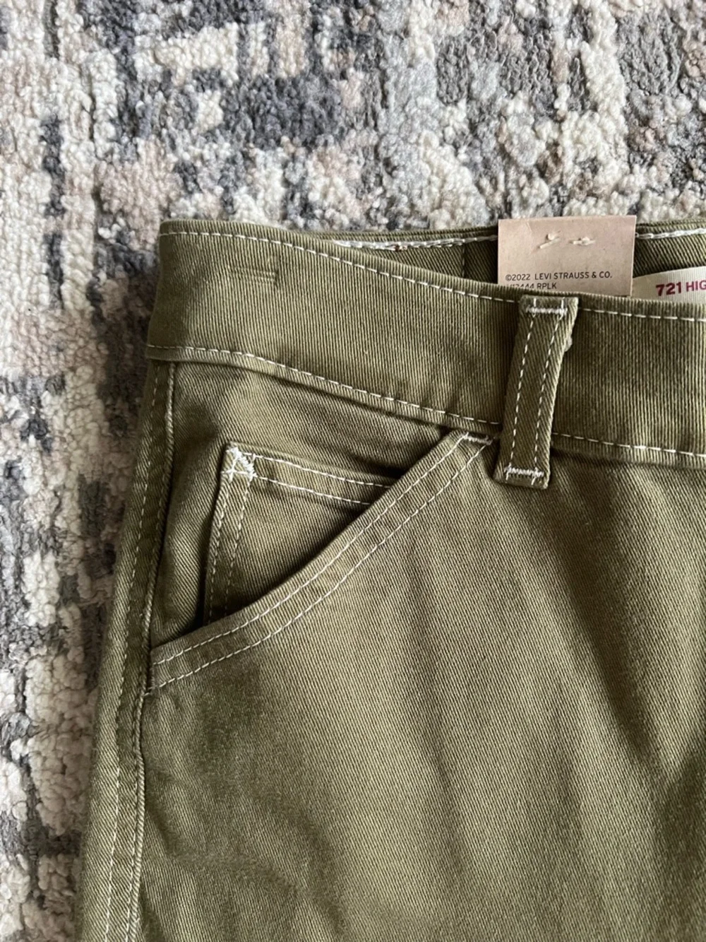 Levi's Women's Skinny Jeans in Olive Green‎